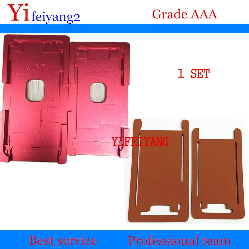 

YIFEIYANG for iphone 8 8p 7 7P 6P 6SP 6S 6G 5S 5G Vacuum Metal Mold Mould LCD Screen Laminating WITH Positioning Alignment mat