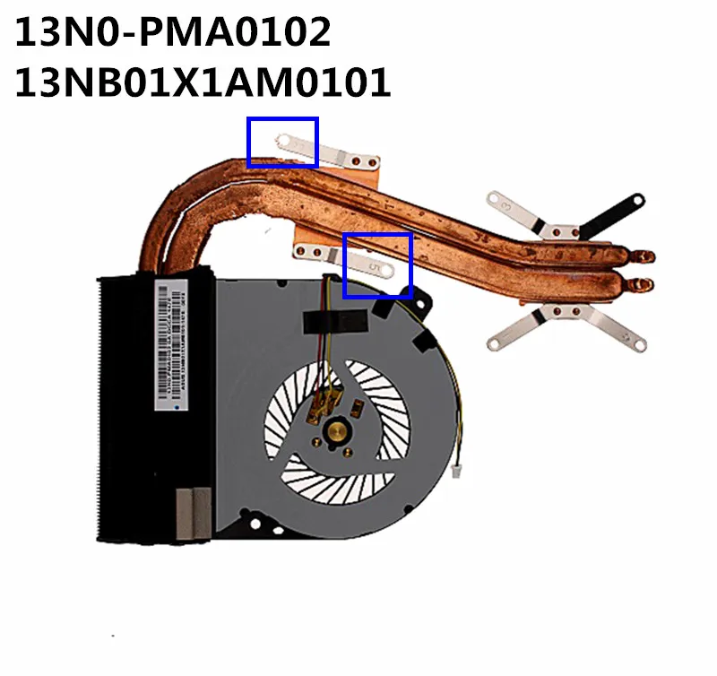 Новый оригинальный ноутбук/Тетрадь Процессор радиатор охлаждения радиатора/вентилятор для ASUS X750 X750J X750JB X750JA X750D K750J K750 13NB01X1AM0101