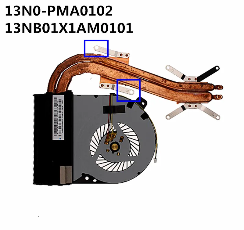 

New Original Laptop/Notebook CPU Cooling Radiator Heatsink/Fan for Asus X750 X750J X750JB X750JA X750D K750J K750 13NB01X1AM0101