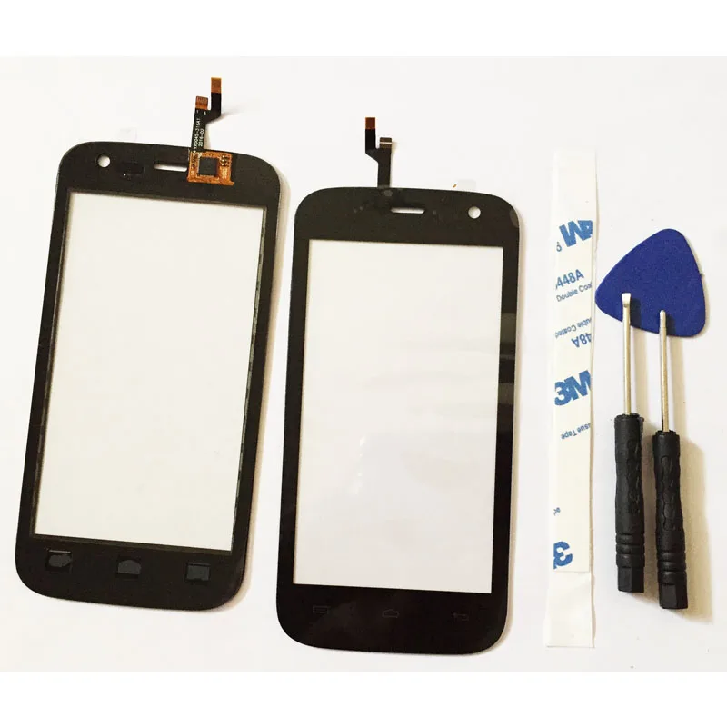 

4.5" Capacitive Touch Screen For Explay Golf Touch Digitizer Panel Glass Touchscreen Sensor Lens Black White Color