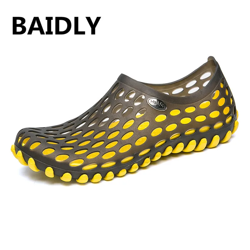 Мужские летние сандалии открытые садовые Сабо мужские пляжные уличные Zapatillas Hombre