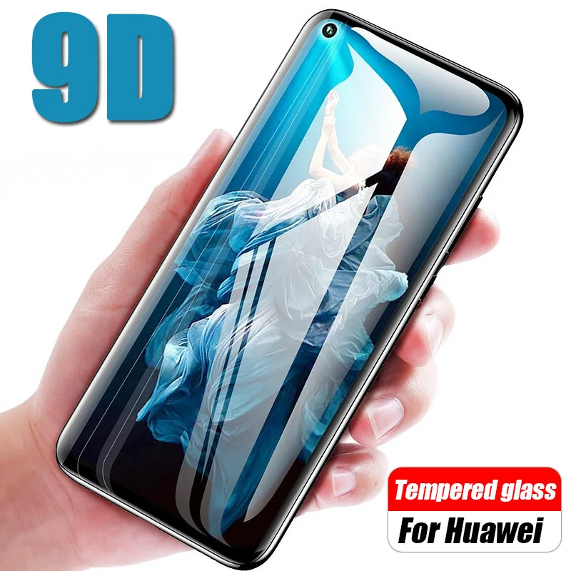 

For Huawei Honor 20 pro Full Glue Cover Protective Glass Screen Protector Tempered Glass on huaweii huavei honer honar 20 20pro