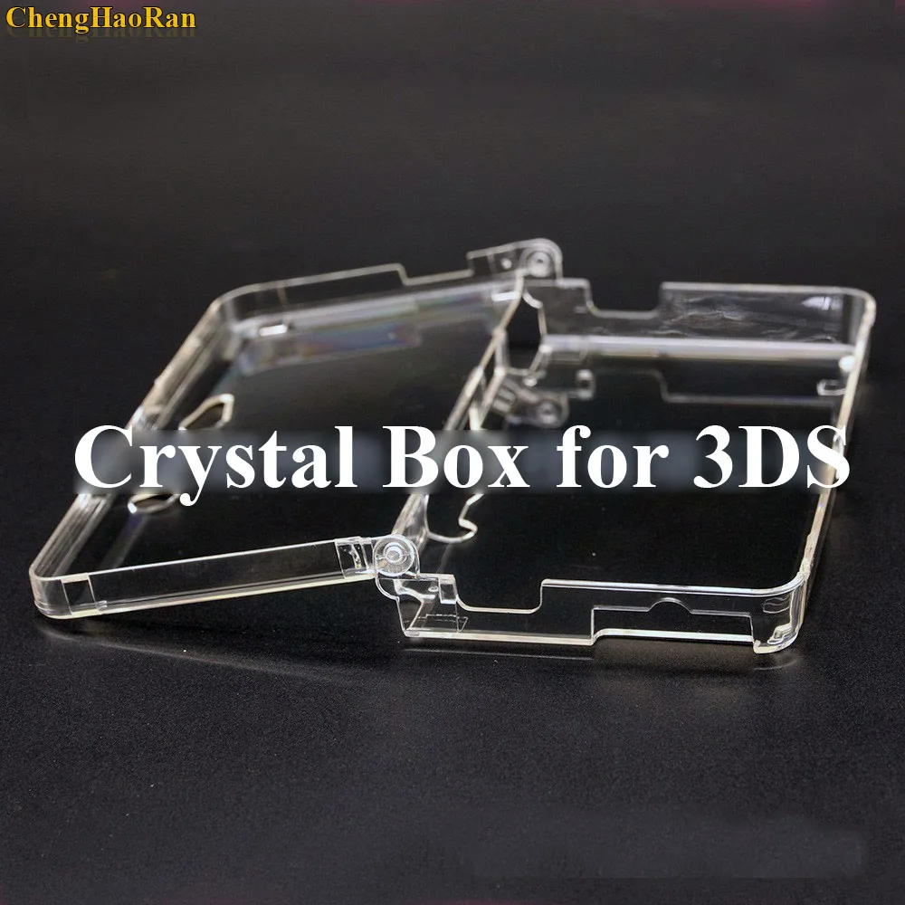 

ChengHaoRan 20pcs New Crystal Clear Hard Skin Case Cover gaming Accessory Case Protection for Nintend 3DS N-3DS Game Console