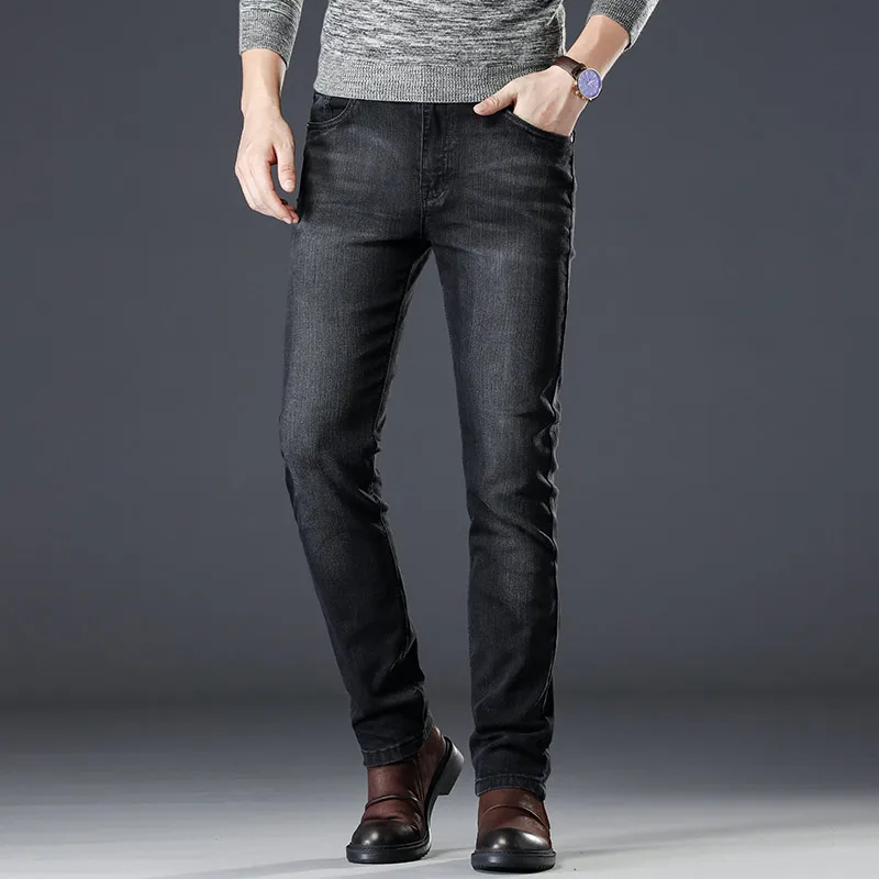 Black Jeans Men Men'S Vaqueros Hombre Jean Spijkerbroek Mannen Street Pants Pantalon Homme Luxe Slim Fit Mens Biker Designer