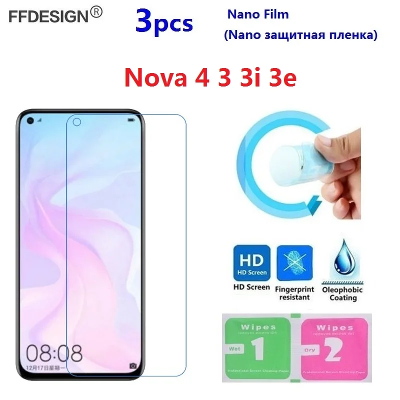 

Nano Protective Film For Huawei Nova 4 3 3i 3e (Not Glass) Screen Protector For Huawei Nova 3 3i 3e 4 2 Screen Protection Foil