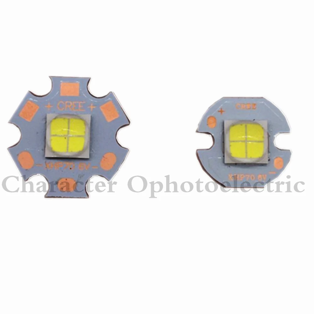 CREE XHP70 6500 K холодный белый 5000 K нейтральный белый 3000 K теплый белый светодиодный излучатель Didoes 6 в 12 В с 16 мм 20 мм Алюминий Медь PCB