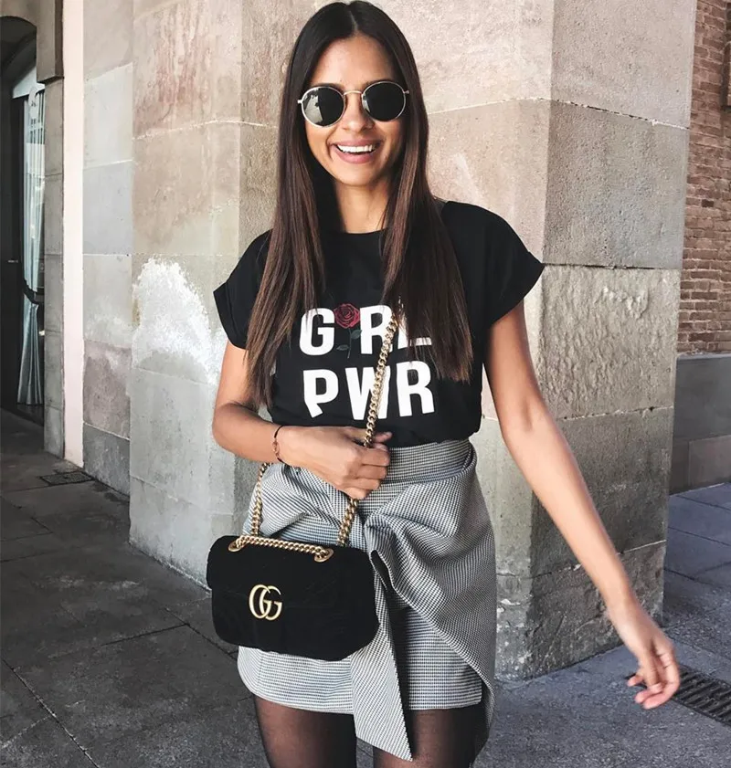 2019 الصيف النساء T قميص فتاة الطاقة إلكتروني طباعة التلفزيون تي شيرت عارضة قصيرة الأكمام قمم المحملة يا الرقبة الإناث قمم زائد حجم XS-4XL