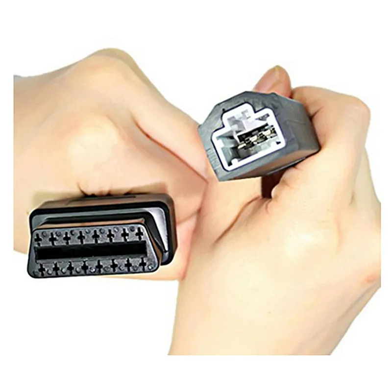 Высококачественный кабель для honda 3pin к OBD 2 16pin автомобильного сканера Honda OBD1 OBD2 OBDII