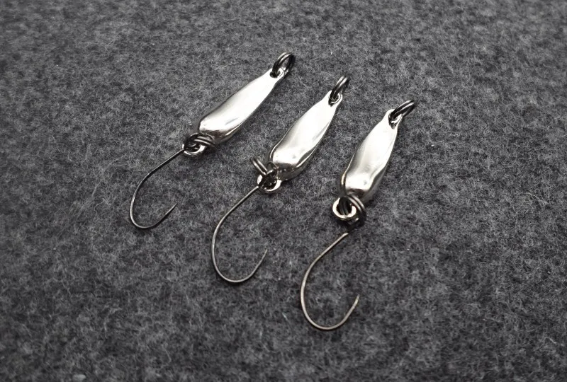 new fishing lure 1.2g 2.2g  3.2g metal fishing lure spoon bait swimbait artificial fishing bait copper metal lure Japan