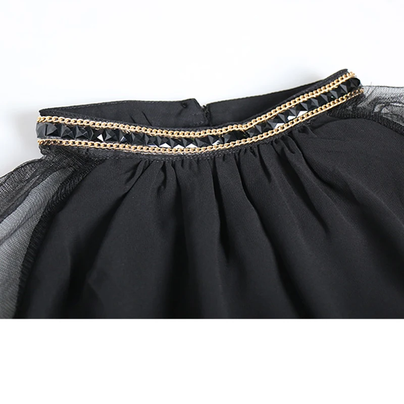 Платье для девочки мода бисерный дизайн ракету с коротким рукавом, дети, девочки платье принцессы 6 8 10- 12, 14, 15 лет