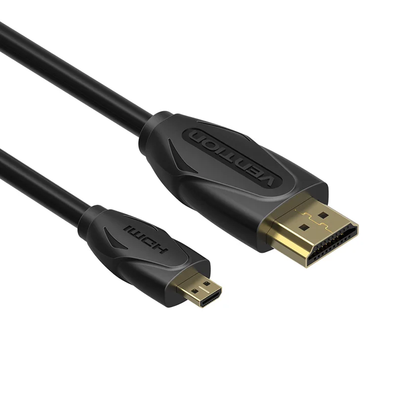 Кабель Micro HDMI Vention к позолоченный адаптер 1 4 В высокого качества для телефона