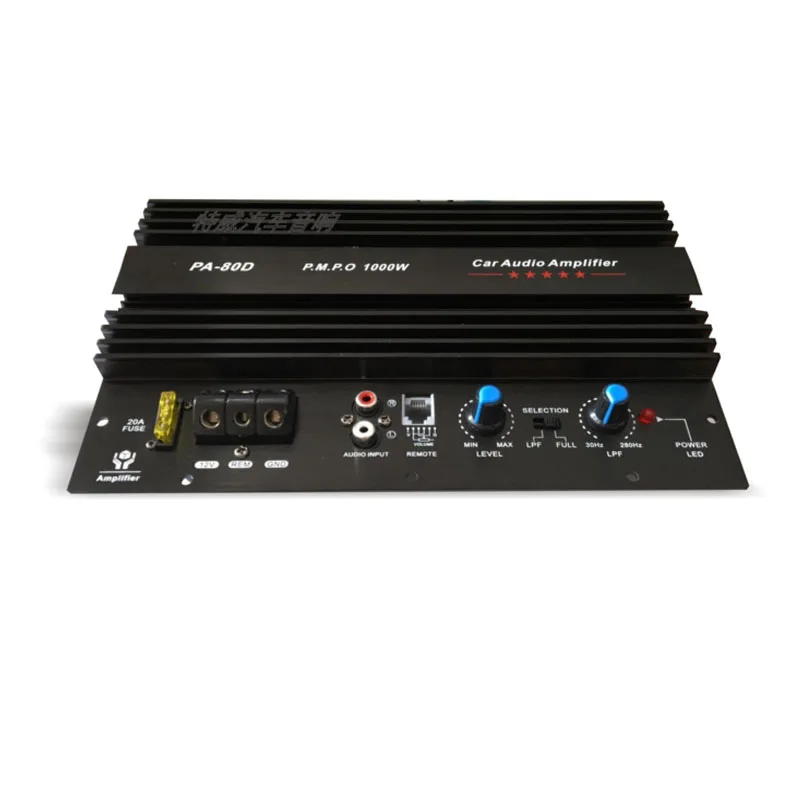 Car amplifier in multichannel amplifiers