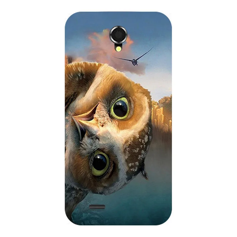 Милый мультяшный Мягкий силиконовый чехол для Coque Lenovo S820 красочный принт русалки