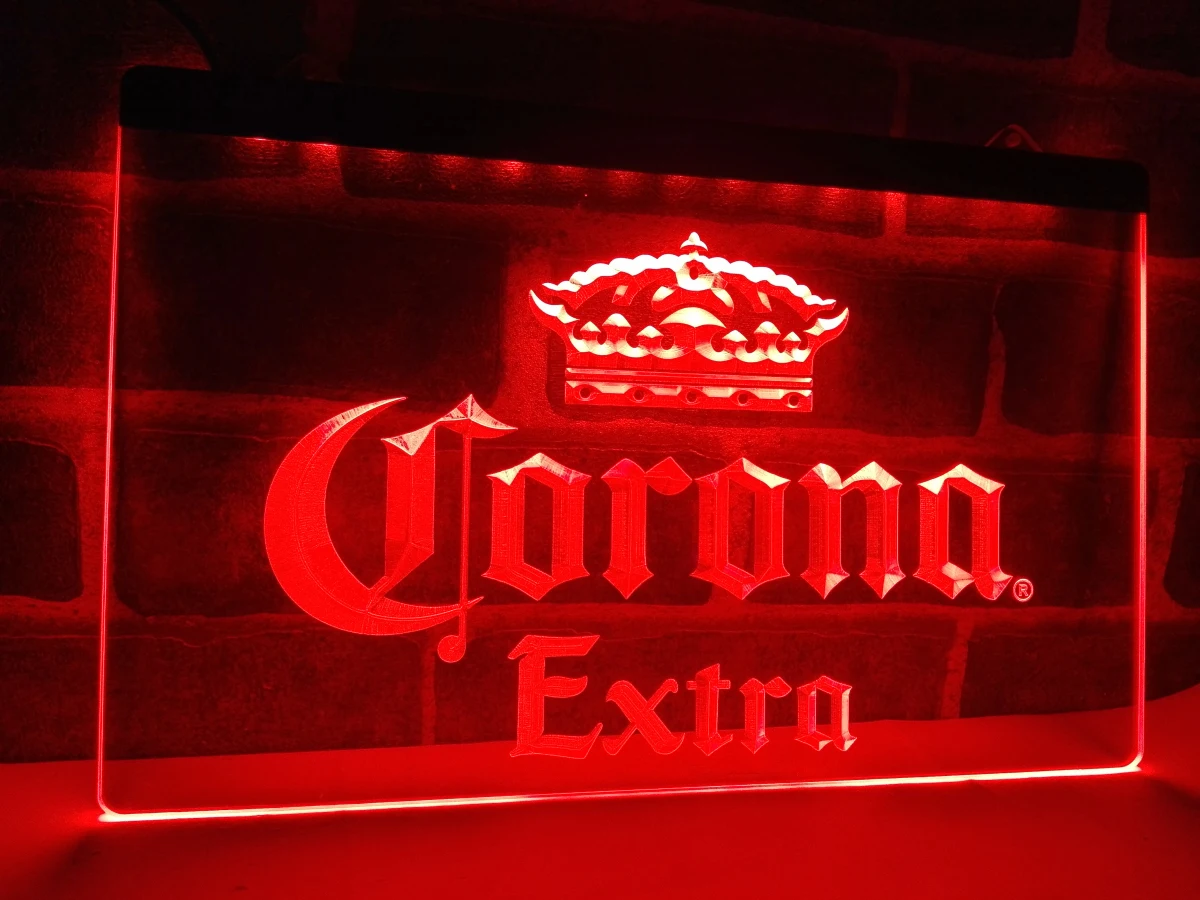 LE013 Corona Extra Beer Bar Pub Cafe светодиодный неоновый светильник знак домашнее украшение