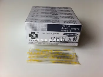 

free shipping HanYi beauty salon Acupuncture Needles Single Use single packing 100pcs/box, massage Acupuncture needle 0.17*7mm