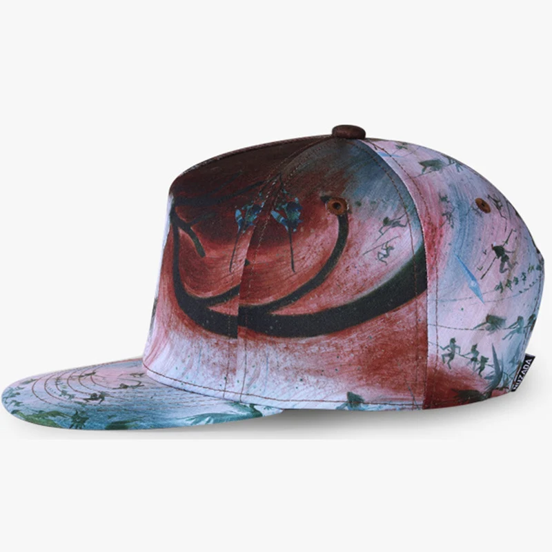 Women Men 3D Printing Baseball Cap Unisex Flat Hop Hip Snapback Caps Fashion Boys Girls Urban Personality Adjustable Hat CP0029 (9)