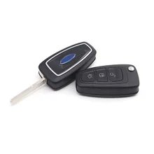 Высокое качество автомобиля дистанционного Флип складной Keyless Shell FOB чехол 3 кнопки для Ford Mondeo Focus Fiesta