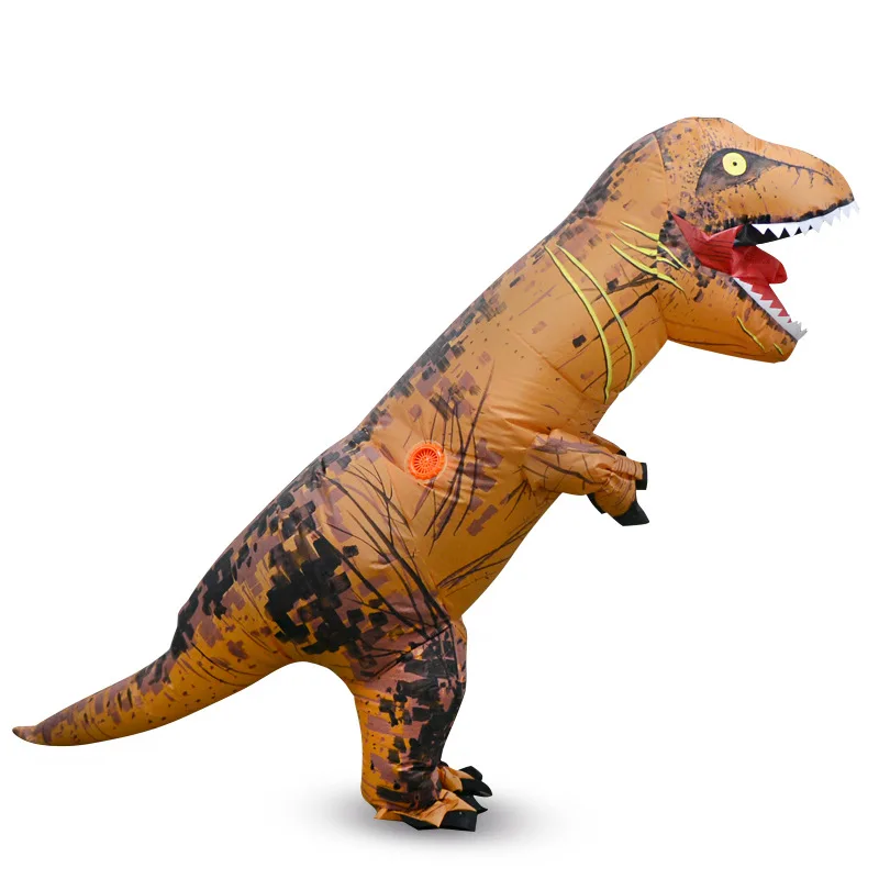 Надувные уличные игрушки T-Rex, 5 цветов, 180 см/220 см, гигантские, для взрослых и детей, костюмы для косплея динозавра, вечерние костюмы на Рождество и Хэллоуин