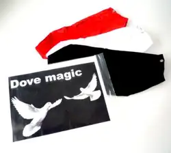 Dove карман (белый/красного цвета доступны) One Hand Голубь мешок Волшебные трюки маг этап улица Иллюзия трюк реквизит
