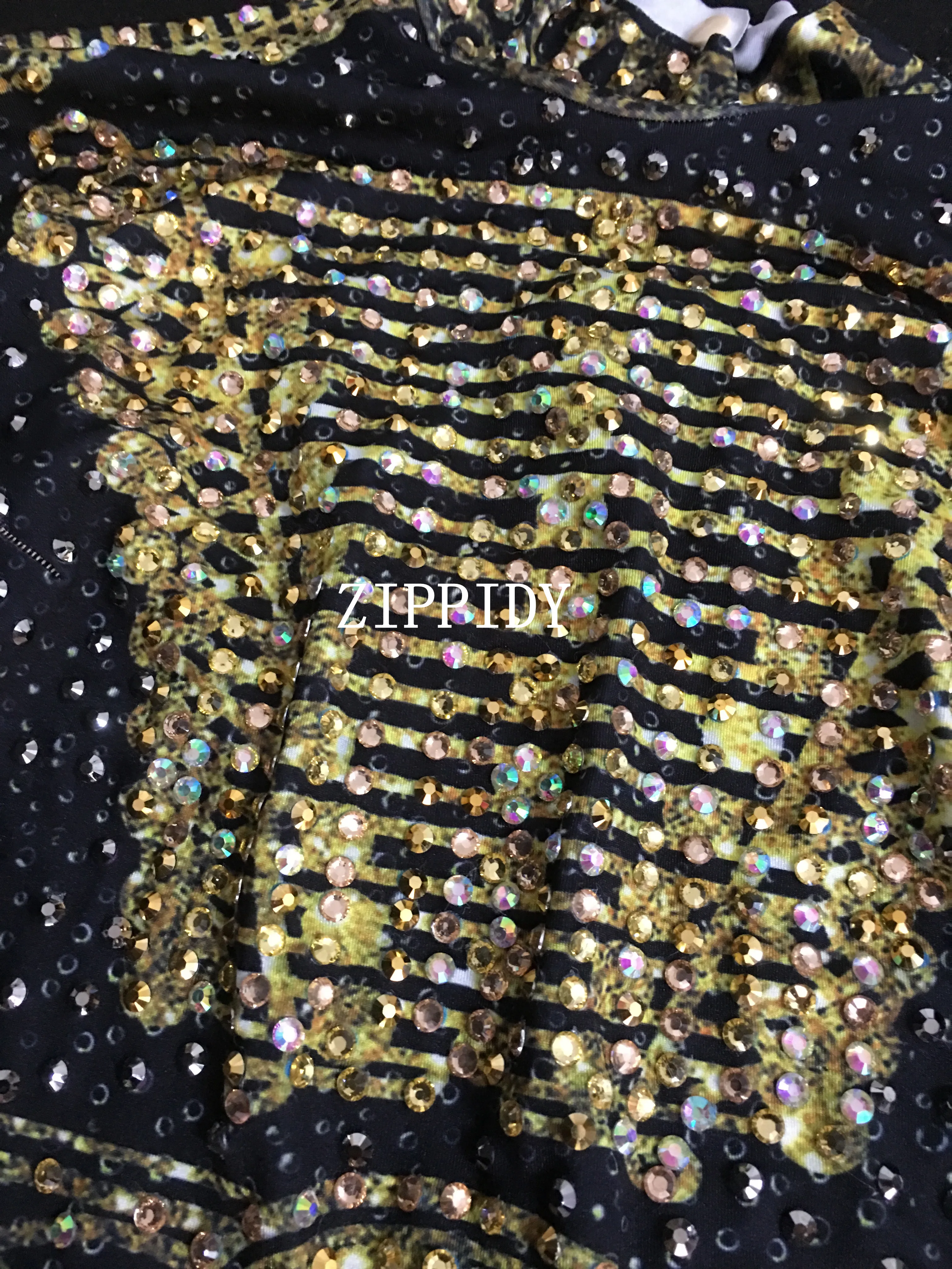 Gold Fringes Epaulet Rhinestones Jumpsuit Women Jazz Dance Nude Stretch Bodysuit Outfit Evening Show One-piece Sexy Costume Wear Gold Fringes Epaulet Rhinestones Jumpsuit Women Jazz Dance Nude Stretch Bodysuit Outfit Evening Show One-piece Sexy Costume Wear