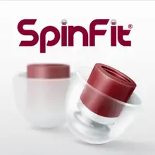 Écouteurs intra-auriculaires SpinFit CP100 CP800, 1 paire (2 pièces), oreillettes brevetées en Silicone, technologie innovante