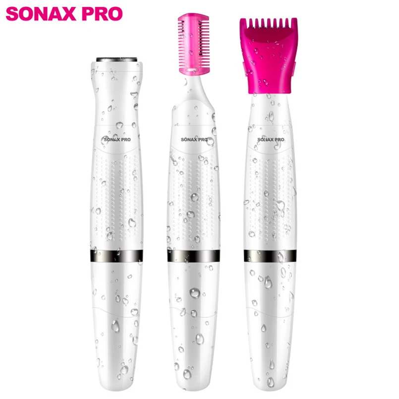 

SONAX PRO Portable Electric Epilator Women Painless Hair Removal Depilator Shaving Machine Facial Body Eyebrow Trimmer Set