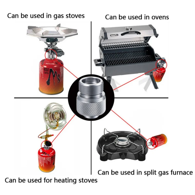 Адаптер для заправки газа, походная плита, газовый баллон, газовый бак, аксессуары для пешего туризма, надувная канистра с бутаном, новинка