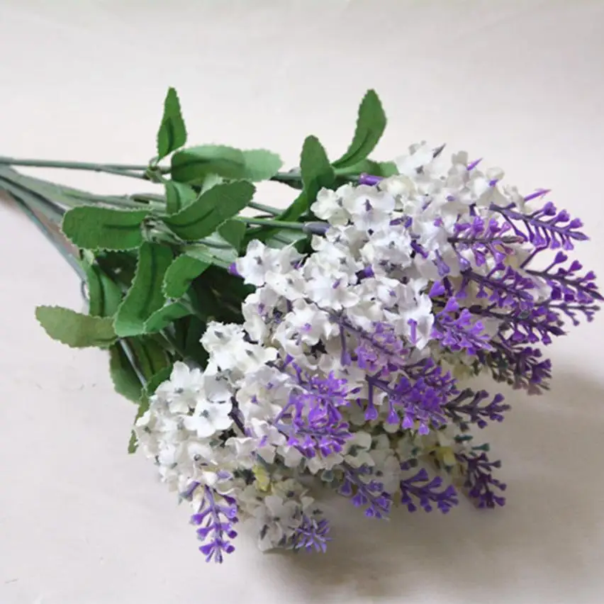 

Romantic Provence decoration Lavender Artificial Flowers Flower Bouquet Head Simulation Lavender Flowers High Quality