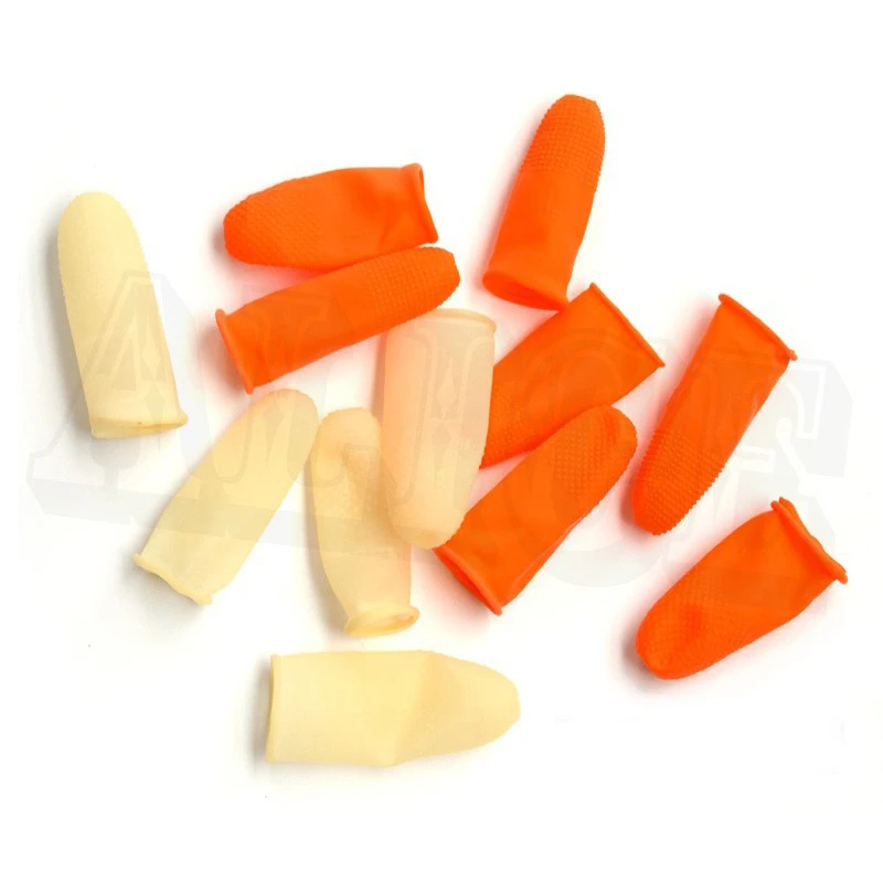 50pcsLot Safety Latex Finger Protector Shields For Bonding Hair Extension