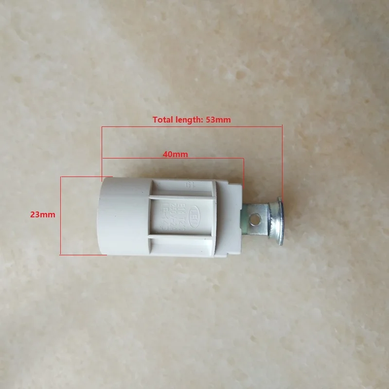 10pcs/lot E14 53mm/70mm/80mm/100mm height Plastic chandelier lamp holder, lamp accessories Candle base socket 110v 220v led lights lamp holder lamp bulb holder lamp base led lamp base