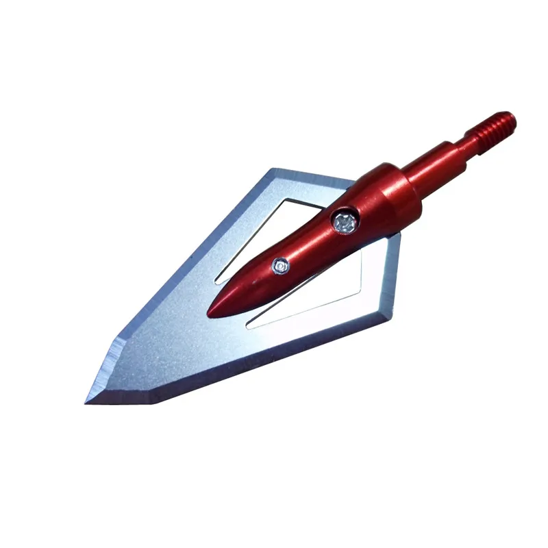 6Pcs 110 Grain Arrowheads Point Tips with Arrow Box Bow 2 Blades Steel Arrow Head Screw Broadhead Outdoor Shooting Accessories 6Pcs 110 Grain Arrowheads Point Tips with Arrow Box Bow 2 Blades Steel Arrow Head Screw Broadhead Outdoor Shooting Accessories