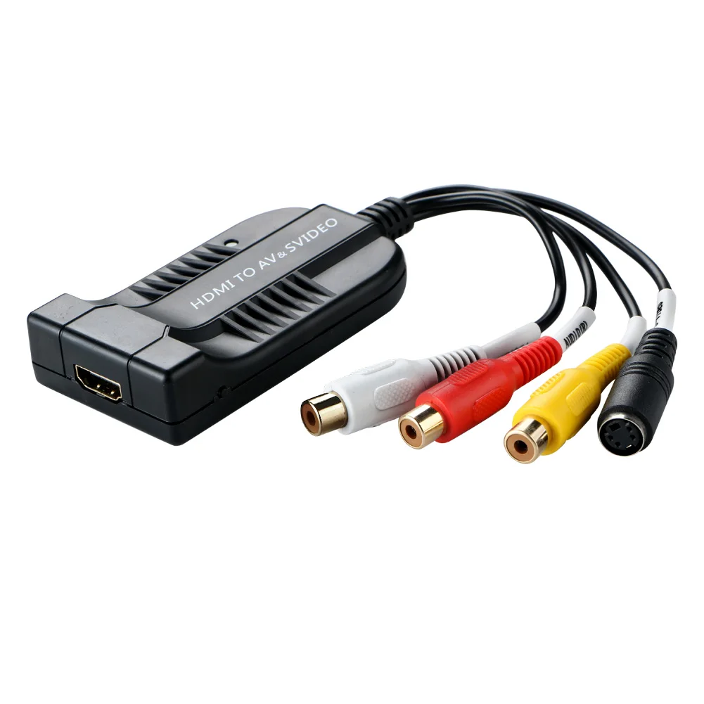 Мини HDMI в AV/CVBS Аудио Видео выход одновременно конвертер W/USB кабель телевизионный