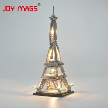 

JOY MAGS Led Light Kit For Architecture The Eiffel Tower Lighting Set Compatible With 21019 NOBuidling Block Model