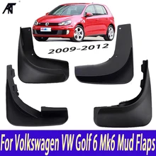 Mud Guards Splash Guards Mud Flaps fit for VW Volkswagen Golf MK6 2009 2012 OEM LFL