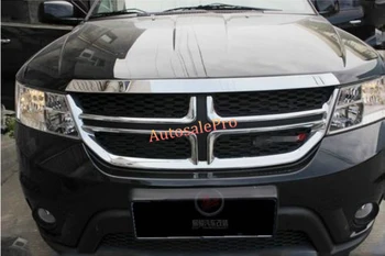 

stainless steel front Hood cover trim for Dodge Journey / For Fiat Freemont 2009 2010 2011 2012 2013 2014