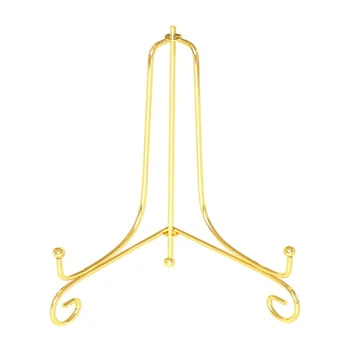

3"~18" Iron Medal Display Stand Bowl Plate Easel Art Photo Picture Frame Holder Book Pedestal Storage shelf office Home Decor