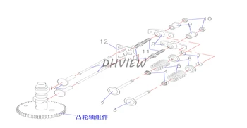 

Free shipping intake parts for hidea HDF2.5 4 stroke 2.5HP