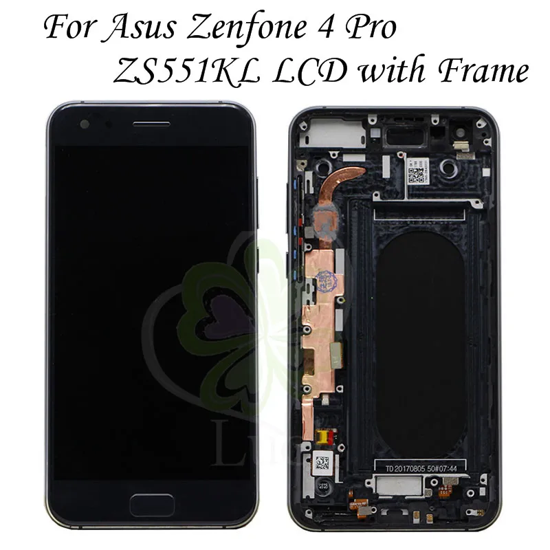 

New 5.5" 1920x1080 LCD Display Frame Panel Touch Screen Sensor Digitizer Assembly replacement For ASUS ZenFone 4 Pro ZS551KL