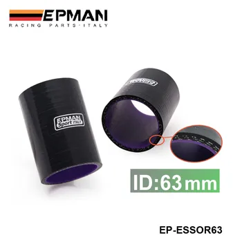 

2.48" 63mm 4-Ply Silicone Intercooler Turbo Intake Pipe Coupler Hose BLACK For BMW E39 5 Series 97-03 EP-ESS0R63