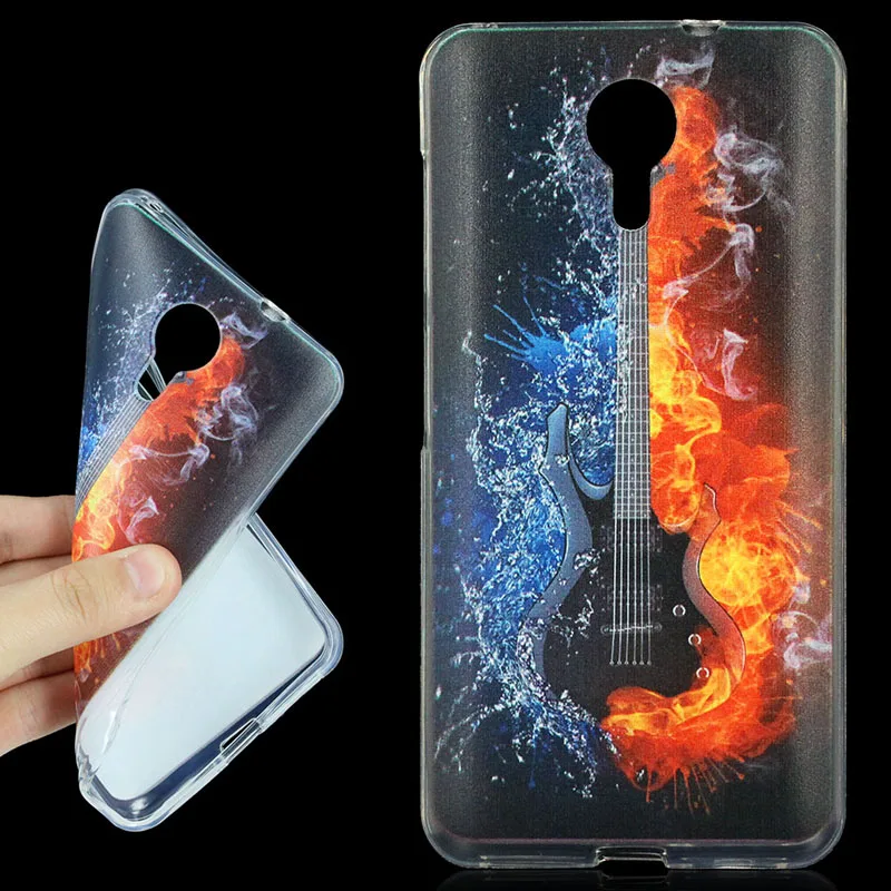 KOC-2351C_1_Guitar Pattern TPU Protective Case for Wileyfox Swift 5 inch