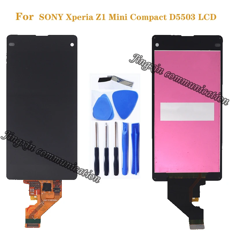 

4.3" original display For SONY Xperia Z1 Compact display+touch screen for SONY Xperia Z1 Mini D5503 LCD display with frame