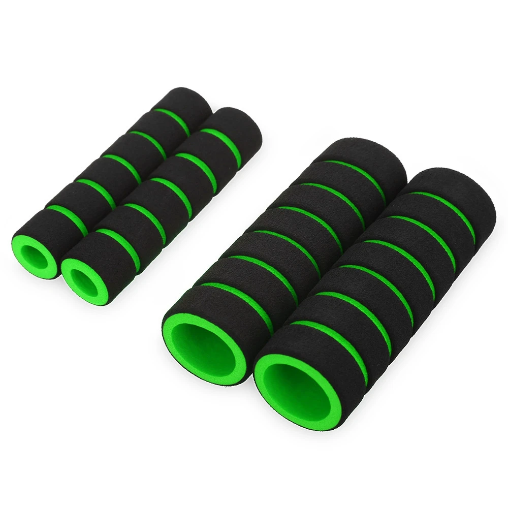 

1 Pair Handlebar Grip Mountain Bike Soft Sponge Foam Handle Handlebar Grip Cover Non-Slip Hand Bar Grips Ends Bicycle Parts