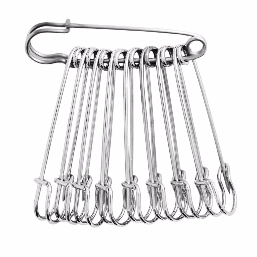 20pcs Extra Large Safety Pins,Giant Strong Safety Pin Metal Heavy Duty Blanket