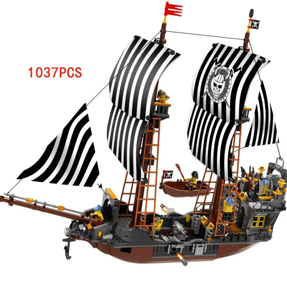 pirates of the caribbean toy ship with action figures