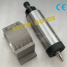 2.2KW четырехтактный двигатель с воздушные охлаждением 220 V мотор шпинделя ER20, 24000 об/мин, 4 подшипника& 80 мм Фиксация шпинделя