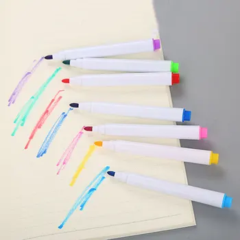 

1pc Erasable magnetic White Board Marker Pen Whiteboard Marker Liquid Chalk Glass Ceramics Office School art marker colorful ink