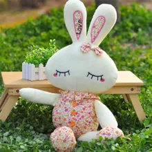 Coelhinho Da Páscoa Coelho de Pelúcia Macia bonito Stuffed Animal Brinquedo Apaziguar Cama Travesseiro Brinquedo Do Bebê Dos Miúdos Do Bebê Kawaii Menina Miúdo Bebê presente de aniversário