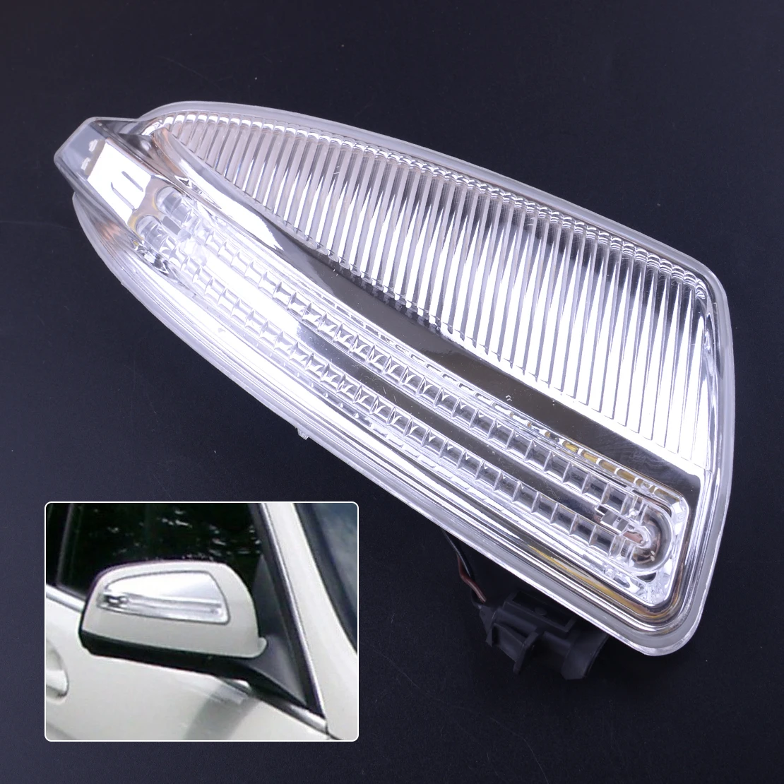 

CITALL 4 LED 12V Car Door Mirror Turn Signal Yellow Light 2048200821 A2048200821 For Mercedes W204 C250 C300 C350 C63