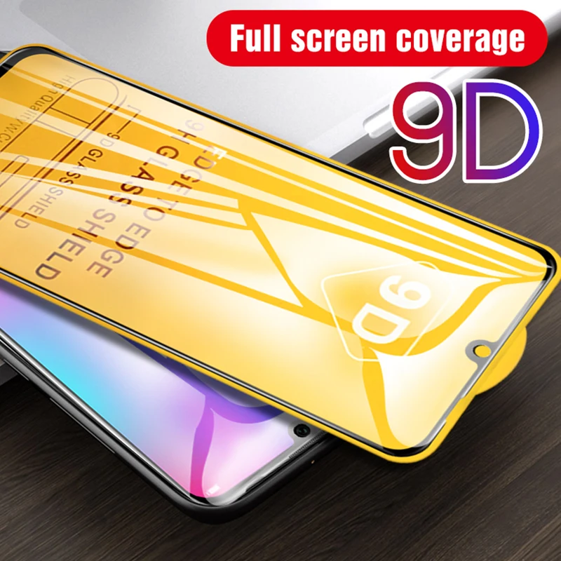 Защитное стекло 9D для Huawei Honor 8x9 10 lite полное покрытие защита экрана 8x9lite