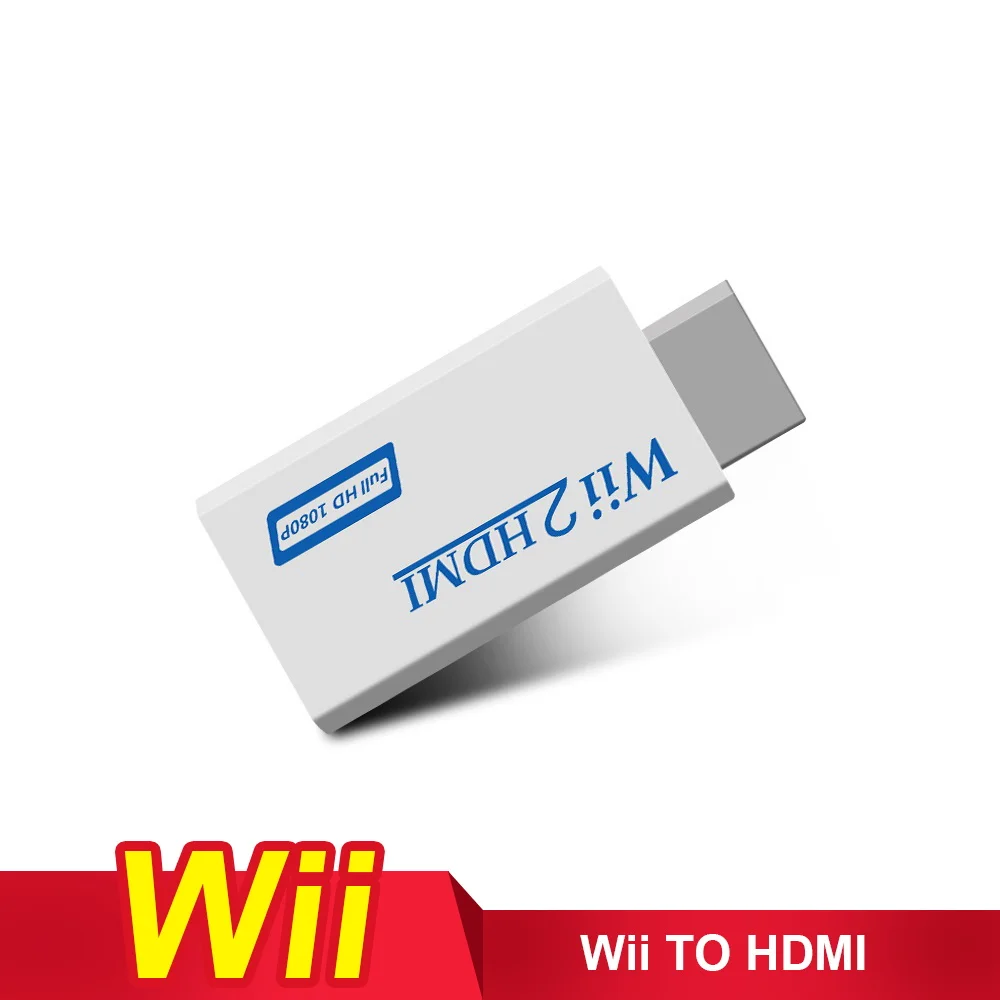 

Wii to HDMI Adapter Converter Support 720P 1080P 3.5mm Audio For HDTV Wii2HDMI
